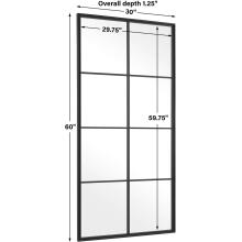 Rousseau-Iron Window Mirror