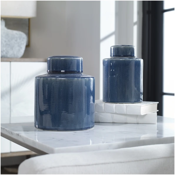 Uttermost Saniya Blue Containers