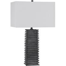 Sanderson-Metallic Charcoal Table Lamp