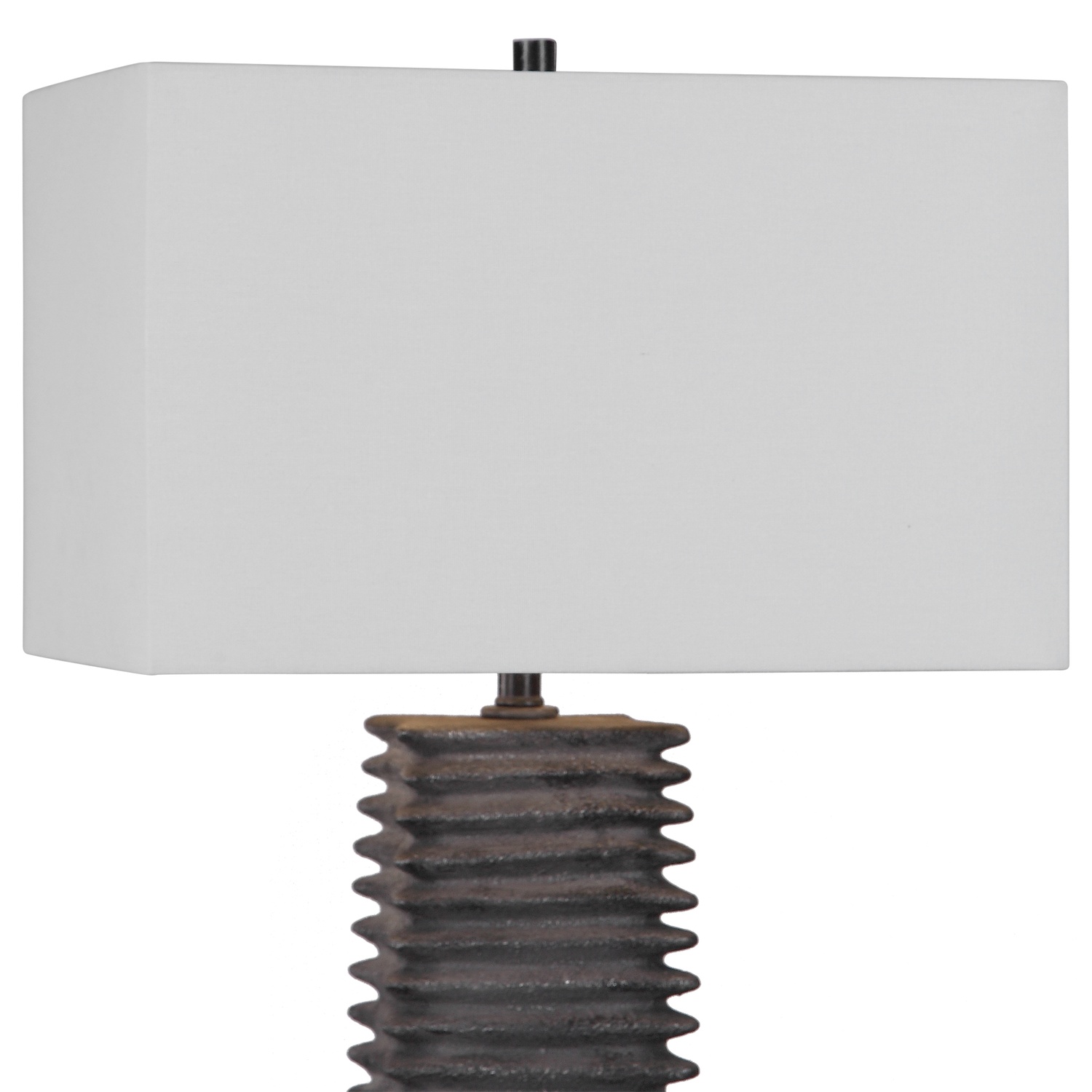 Sanderson-Metallic Charcoal Table Lamp