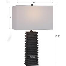 Sanderson-Metallic Charcoal Table Lamp