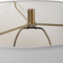 Sanctuary-Green Gray Glass Table Lamp