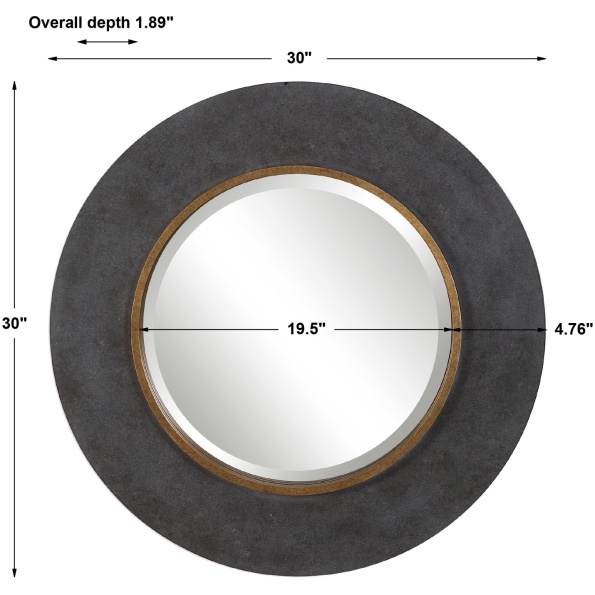 Saul Round Mirror