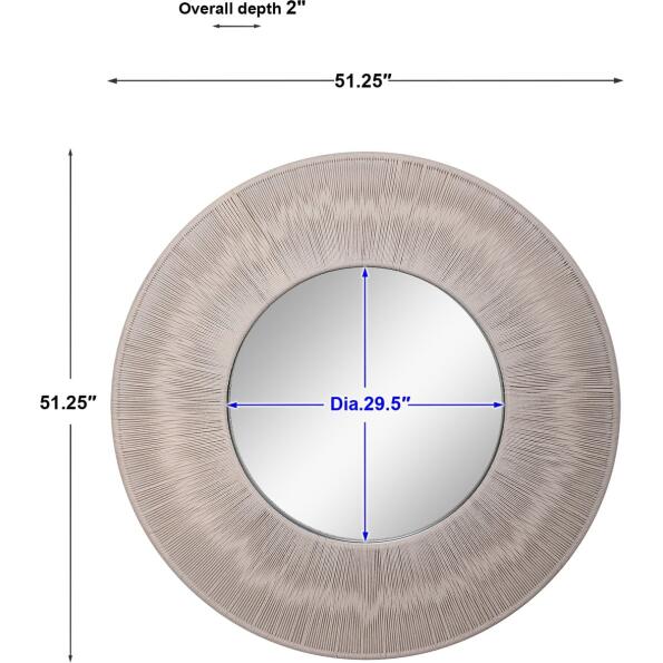 Sailor's Knot Round Mirror