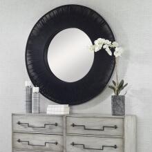 Sailor’s Knot-Black Small Round Mirror