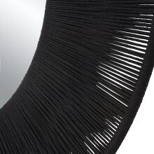 Sailor’s Knot-Black Small Round Mirror