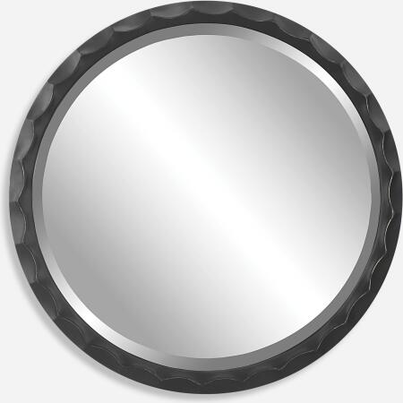 Scalloped-Round Mirror