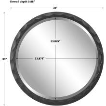Scalloped-Round Mirror