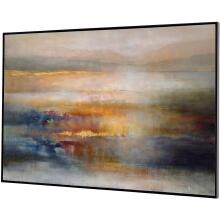 Seafaring Dusk-Abstract Landscape Art