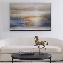 Seafaring Dusk-Abstract Landscape Art