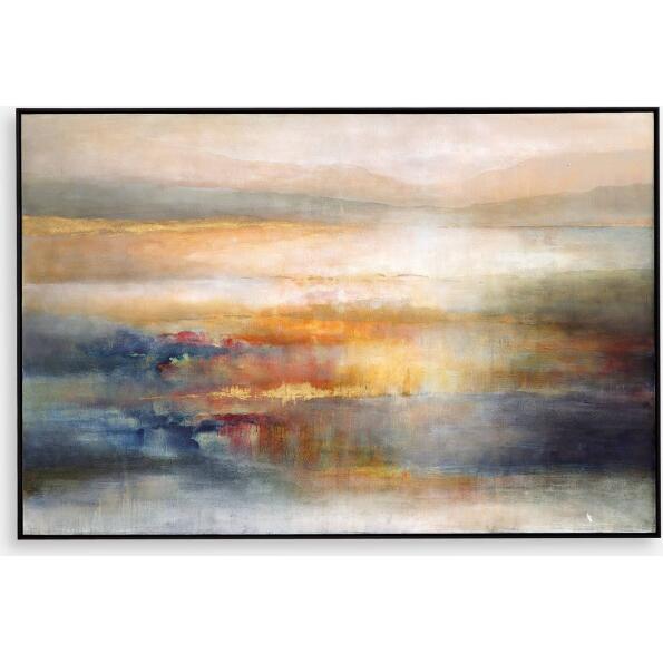 Seafaring Dusk-Abstract Landscape Art