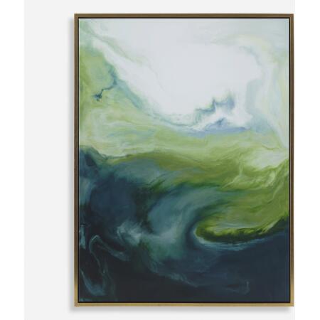 Serene Green-Abstract Art