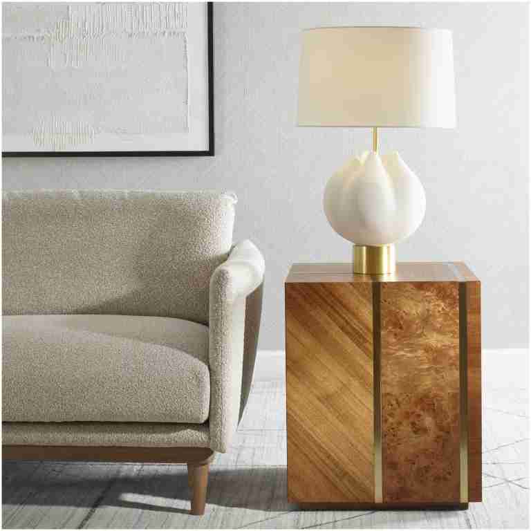 Uttermost Seven Wonders Wooden Side Table