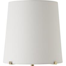Sepia-Brown Marble Buffet Lamp