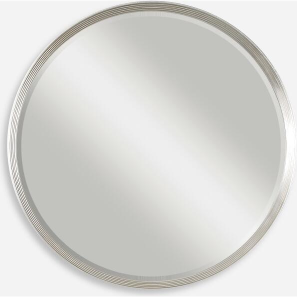 Serenza-Round Silver Mirrors