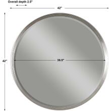 Serenza-Round Silver Mirrors