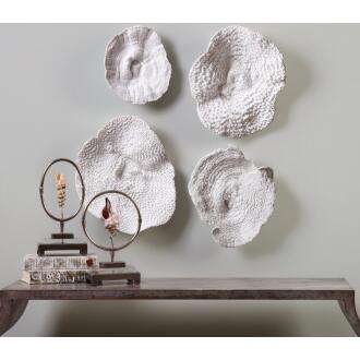 Uttermost Sea Coral Wall Art S/4