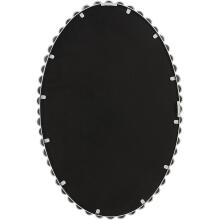 Serna-White Oval Mirror