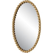 Serna-Gold Oval Mirror