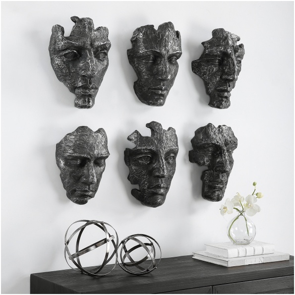 Self-Portrait Metallic Wall Decor