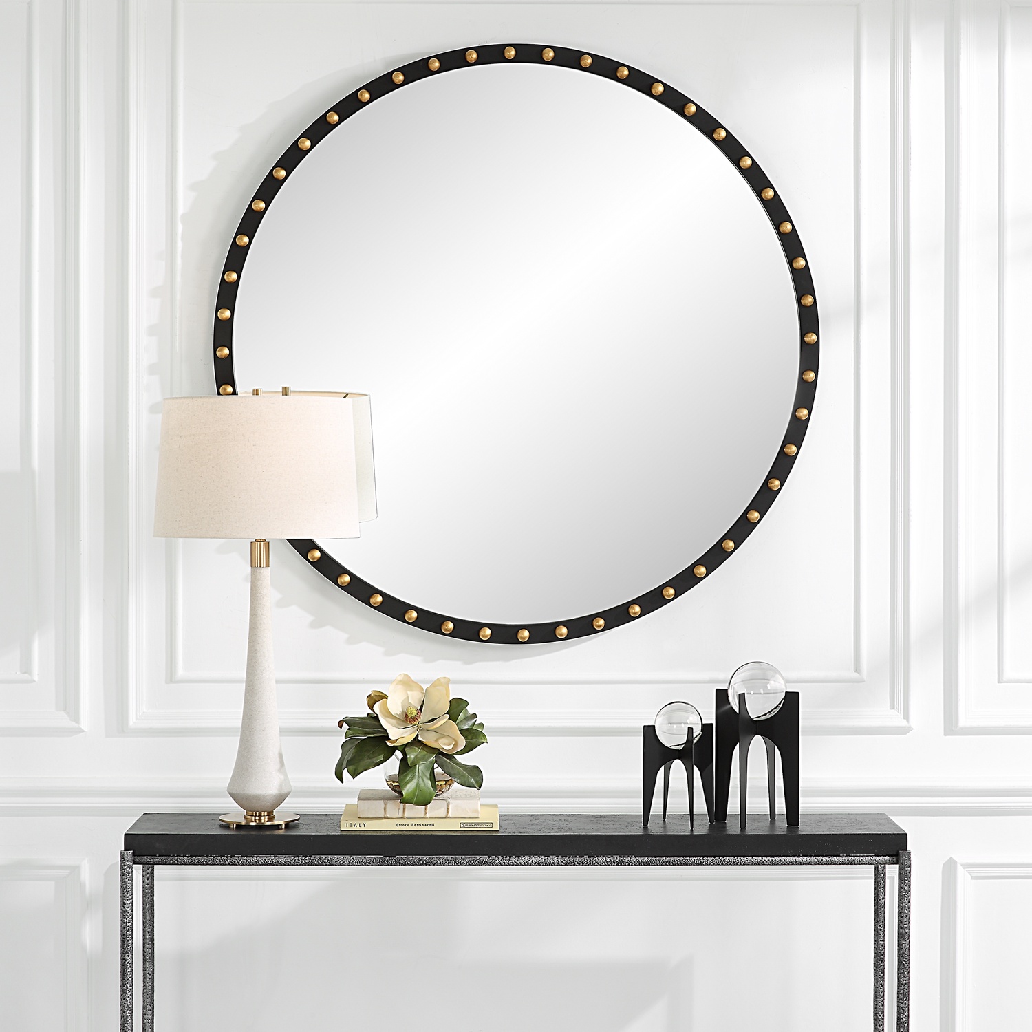 Sele-Oversized Round Mirror