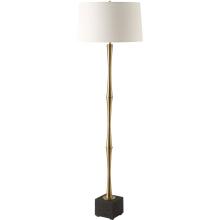 Shino-Antique Brass Floor Lamp