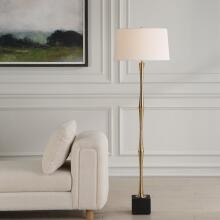 Shino-Antique Brass Floor Lamp