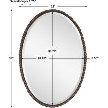 Sherise-Modern Oval Mirrors