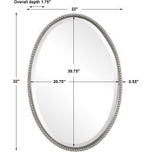 Sherise-Modern Oval Mirrors