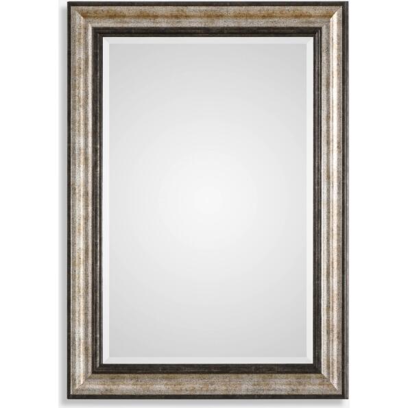 Shefford-Antiqued Silver Mirror