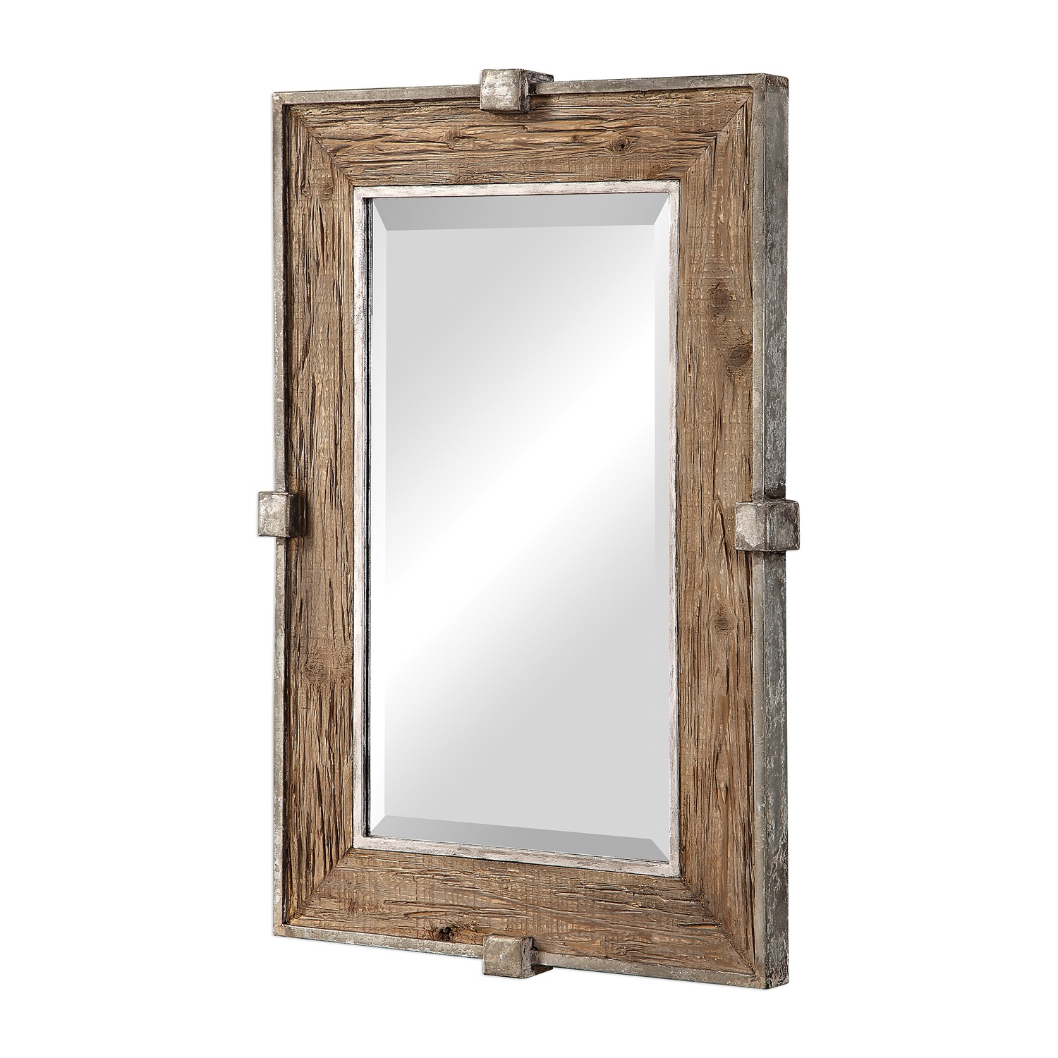 Siringo-Weathered Wood Mirror