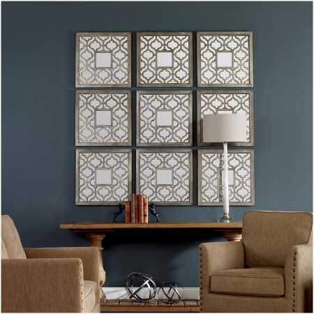 Uttermost Sorbolo Squares Decorative Mirror Set/2