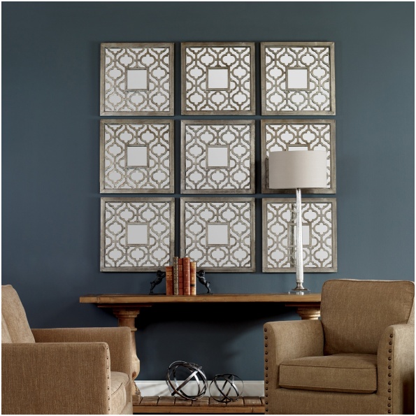 Uttermost Sorbolo Squares Decorative Mirror Set/2