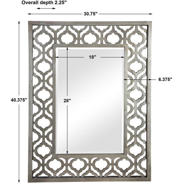 Sorbolo Silver Mirror