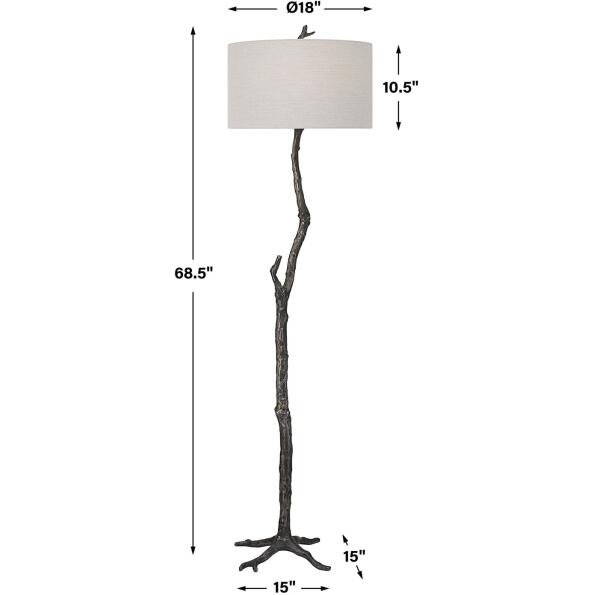 Spruce Rustic Floor Lamp