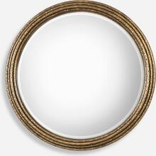 Spera-Round Gold Mirror