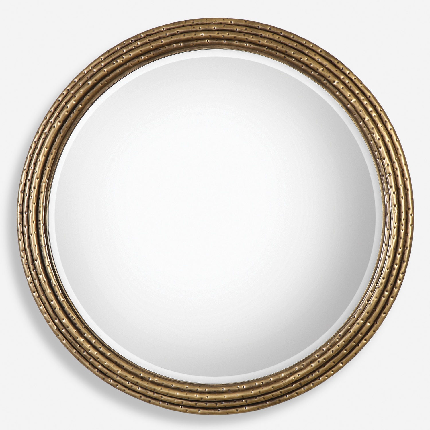 Spera-Round Gold Mirror
