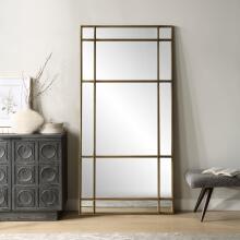 Spurgeon-Gold Window Mirror