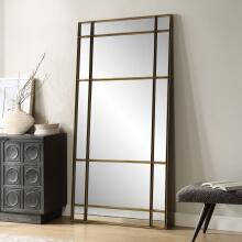 Spurgeon-Gold Window Mirror
