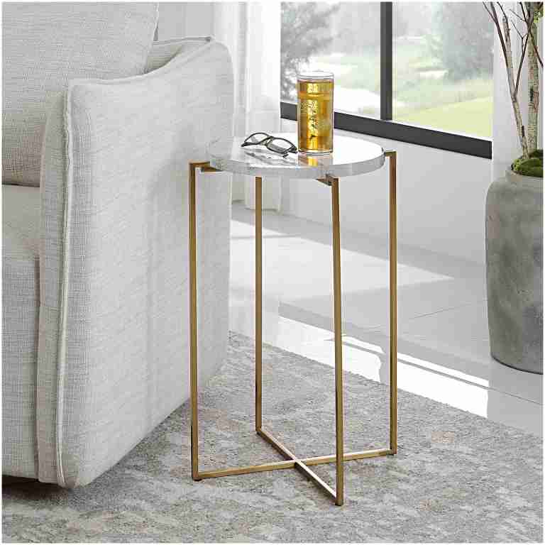 Uttermost Star-crossed Glass Accent Table
