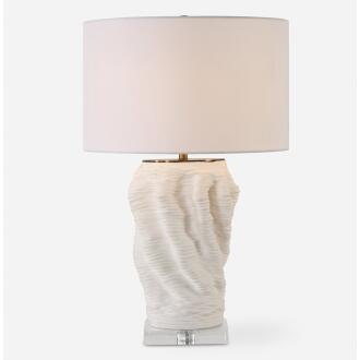 Stratified-White Table Lamp