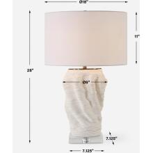 Stratified-White Table Lamp