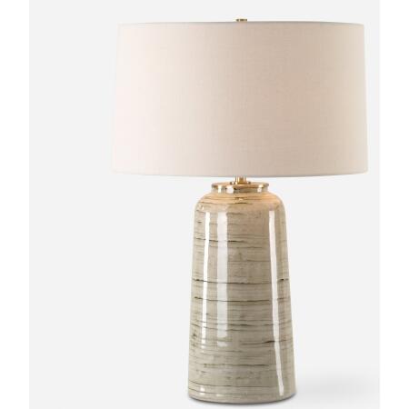 Strata-Tan Glaze Table Lamp