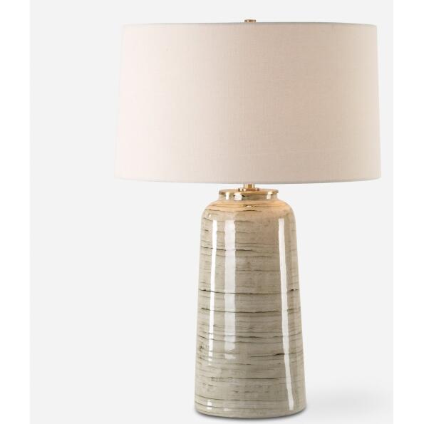 Strata-Tan Glaze Table Lamp