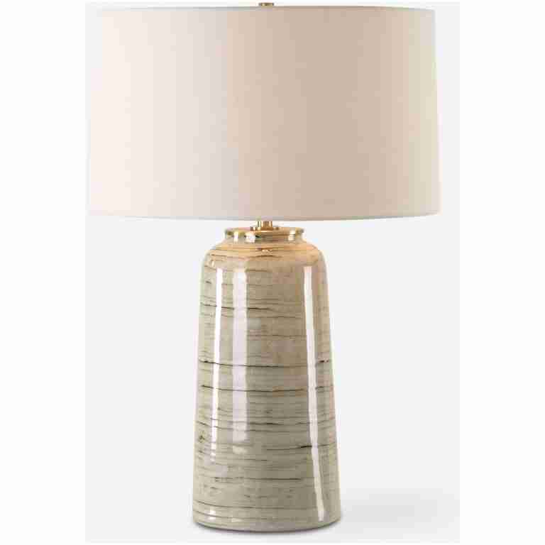 Strata-Tan Glaze Table Lamp