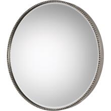 Stefania-Beaded Round Mirror