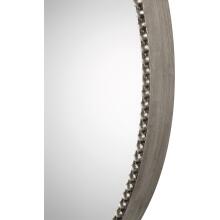 Stefania-Beaded Round Mirror