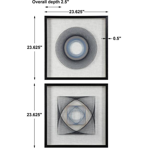 String Duet Geometric Art S/2