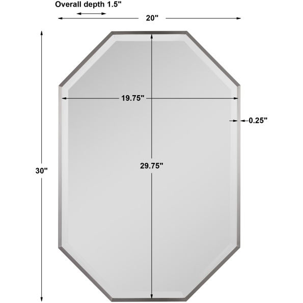 Stuartson Octagon Vanity Mirror