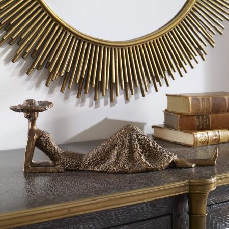 Uttermost Summer Days Antique Bronze Sculpture